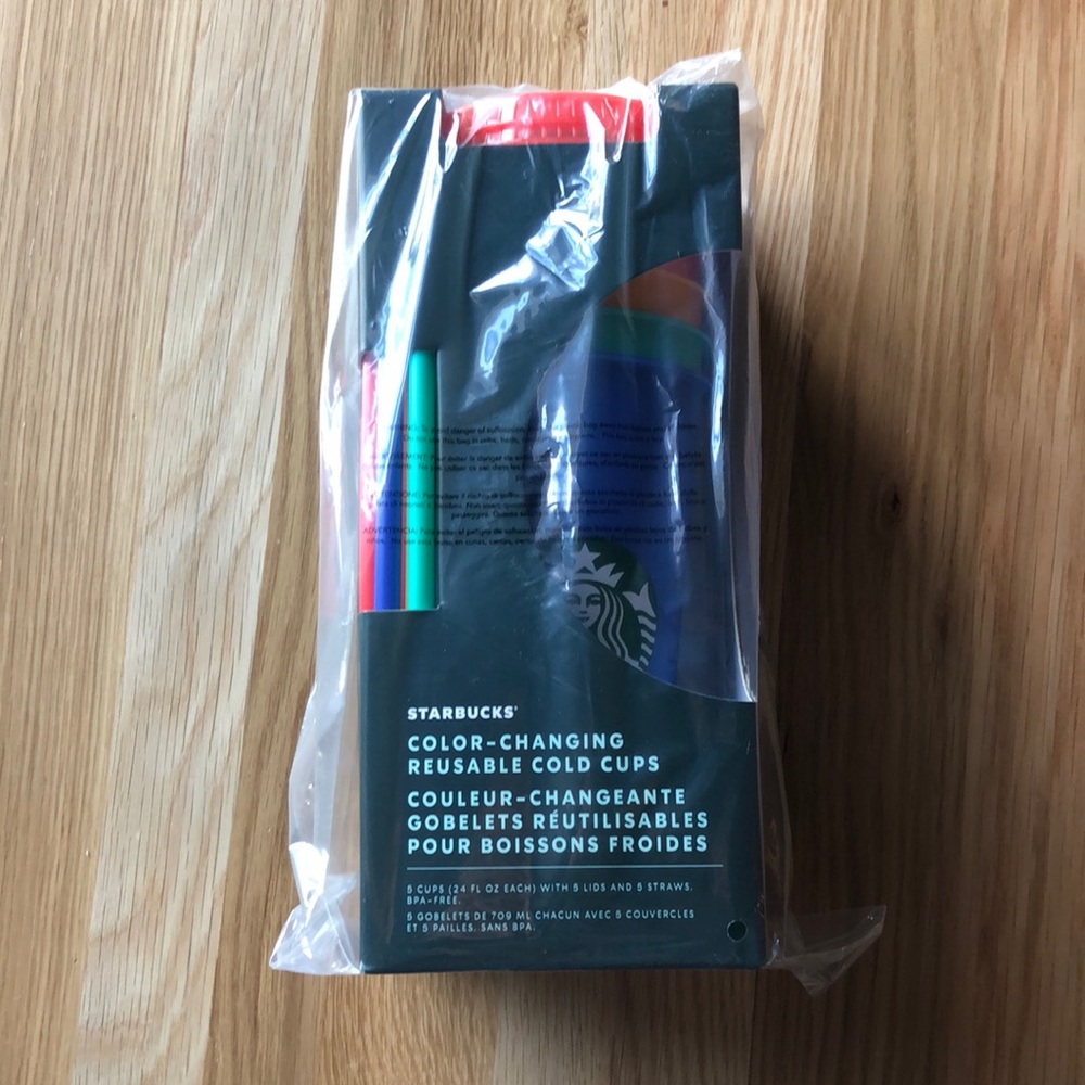 Starbucks Venti Color Changing Reusable Cold Cups